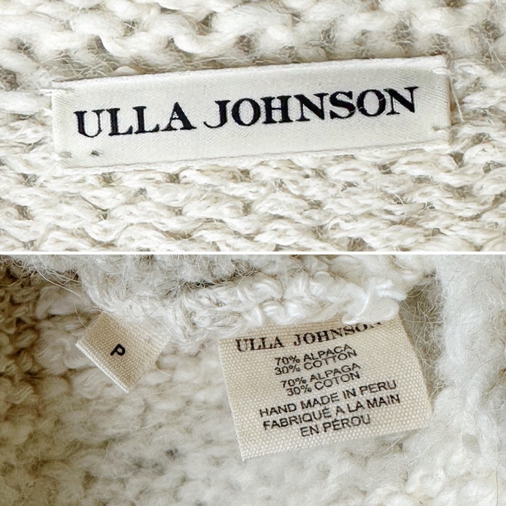 Ulla Johnson Delma Fringe Pullover Sweater Cream Ivory Tassel Knit Size P / XS - Picture 7 of 16